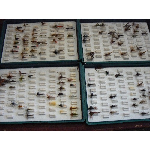 193 - FLY-FISHING FLIES. CONTAINED IN 4 X BOXES.