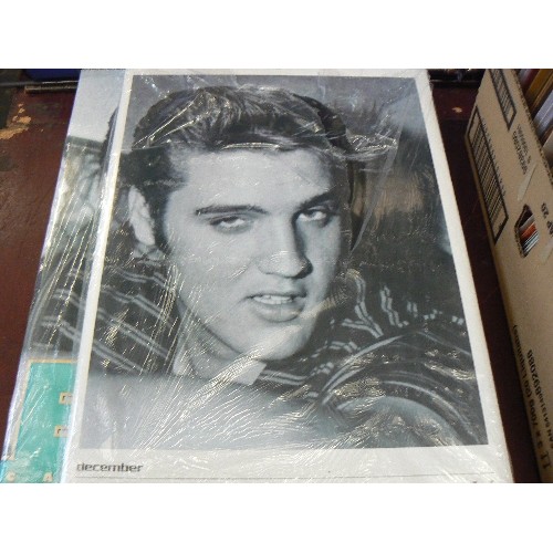 207 - APPROX 50 X OFFICIAL ELVIS UNUSED CALENDARS. 2000, 2005, 2009, 2007, 2008 SEVERAL OF EACH YEAR.