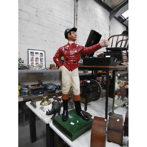 136 - VINTAGE LAWN JOCKEY STATUE 44