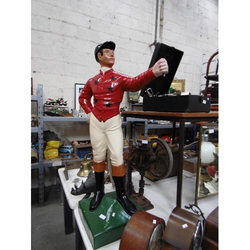 136 - VINTAGE LAWN JOCKEY STATUE 44