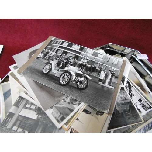 119 - BOX OF LOVELY OLD SEPIA PORTRAITS & PHOTOGRAPHS. MOST ARE BOARD-BACKED & PROFESSIONALLY TAKEN.