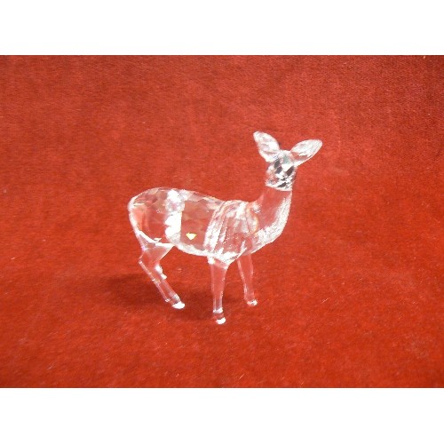 30 - Swarovski Crystal Figurine DOE DEER 247963 Mint Condition w/ Box + Certificate