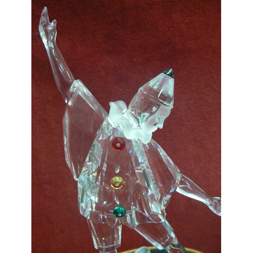 1 - COMPLETE SET OF SWAROVSKI CRYSTAL MASQUERADE / COLUMBINE A.7400 NR 200000 /HARLEQUIN A 7400 NR 20010... 