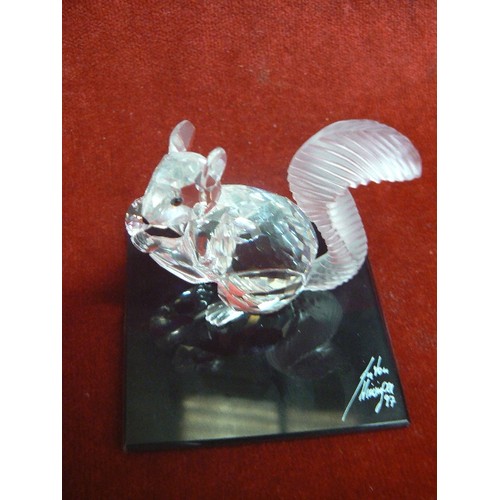 3 - SWAROVSKI CRYSTAL A SQUIRREL 208433 WITH SPECIAL BOX