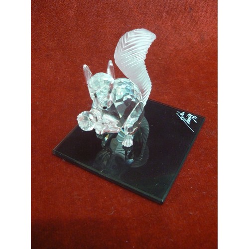 3 - SWAROVSKI CRYSTAL A SQUIRREL 208433 WITH SPECIAL BOX