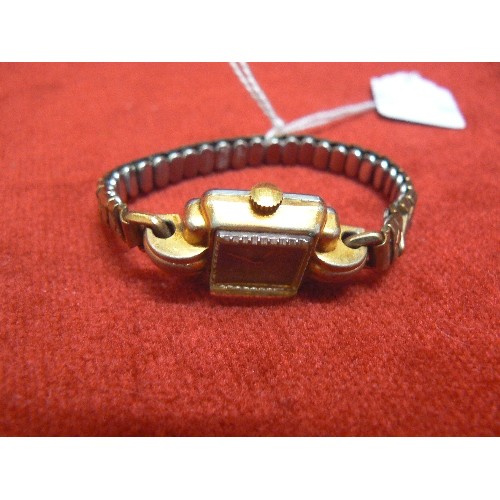 139 - VINTAGE LADIES GOLD PLATED WATCH