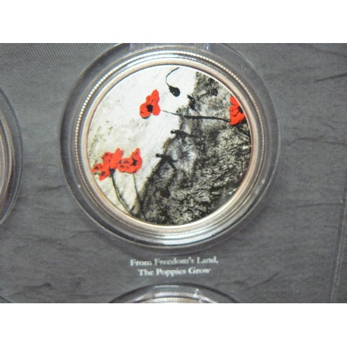 95 - WAR POPPY COIN COLLECTION FOR SSAFA