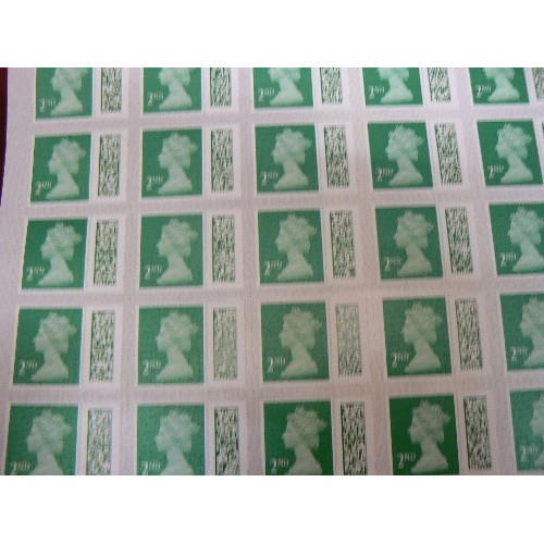 120H - 10 X 50 STAMPS CURRENT UP TO DATE STAMPS 2nd CLASS The price of a 2nd-class UK stamp is to remain th... 