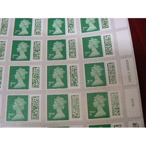 120H - 10 X 50 STAMPS CURRENT UP TO DATE STAMPS 2nd CLASS The price of a 2nd-class UK stamp is to remain th... 