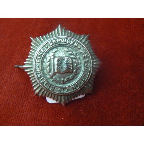 143 - A BRITISH FIRE SERVICE ASSOCIATION CAP BADGE