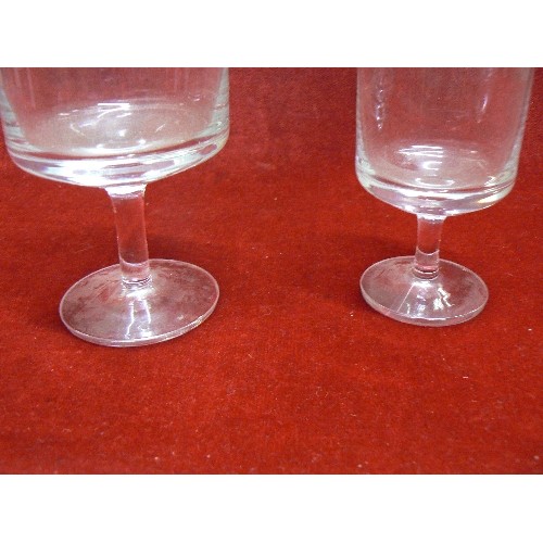 78 - WEDGEWOOD SHERRY GLASS AND WEDGEWOOD WINE GLASS