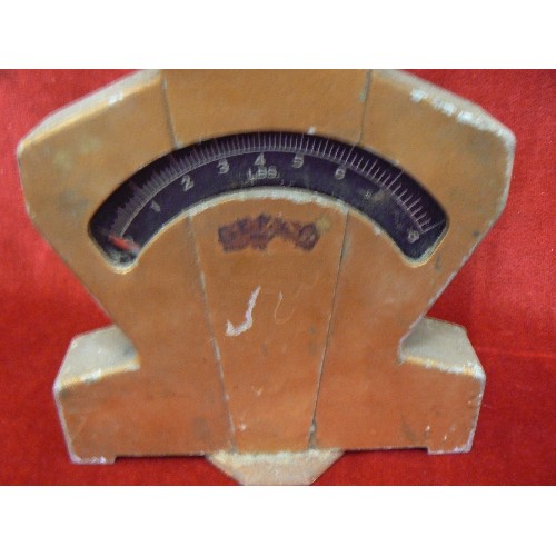 281 - VINTAGE GENCO WEIGH SCALES. 0-8LBs