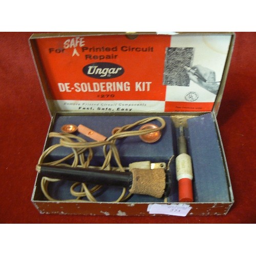 273 - UNGAR DE-SOLDERING KIT.