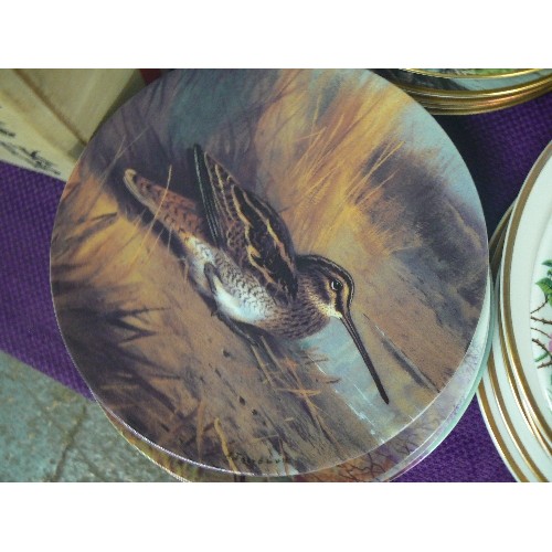 170 - 3 SETS OF LIMITED EDITION PLATES. INC 11 X WEDGEWOOD CENTENARY PLATE COLLECTION, RSPB BIRDS,  BRADEX... 