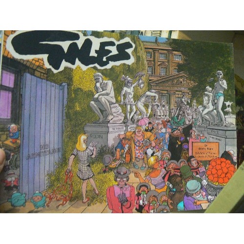 186 - 14 X VINTAGE EDITIONS OF GILES CARTOONS.