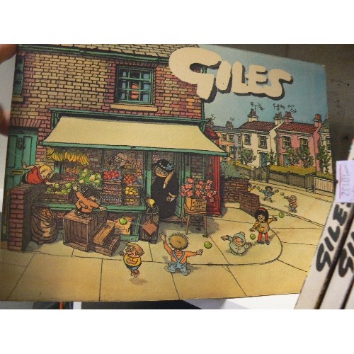 186 - 14 X VINTAGE EDITIONS OF GILES CARTOONS.