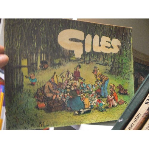 186 - 14 X VINTAGE EDITIONS OF GILES CARTOONS.