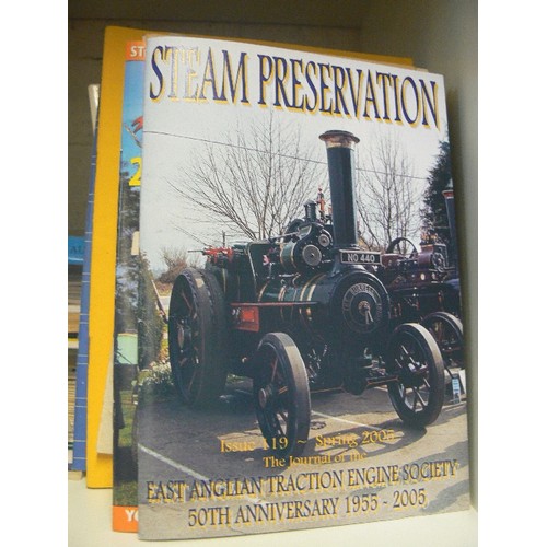 189 - QUANTITY OF STEAM ENGINE/TRACTION ENGINE/TRACTOR BOOKLETS. STEAM PRESERVATION ETC.