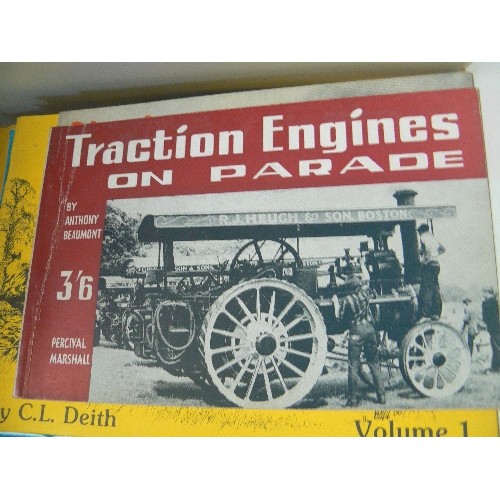 189 - QUANTITY OF STEAM ENGINE/TRACTION ENGINE/TRACTOR BOOKLETS. STEAM PRESERVATION ETC.