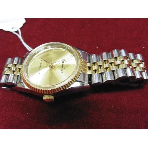 9 - AN UNUSED GENTS CAVALIER WRISTWATCH WORKING