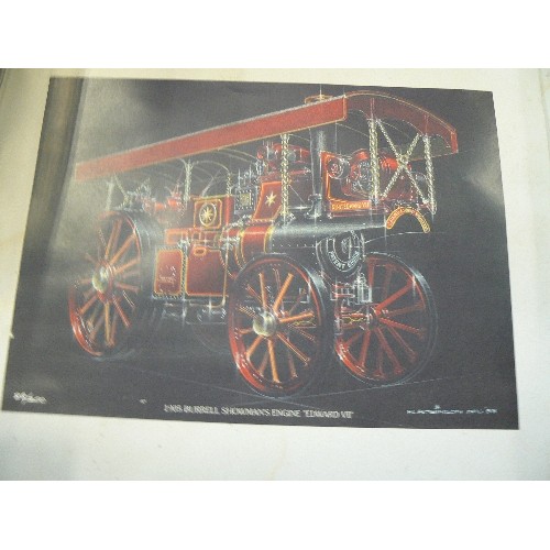 368 - STEAM/TRACTION ENGINE PRINTS. 4 X LIMITED EDITION PRINTS BY 'R.ROBINSON 98'