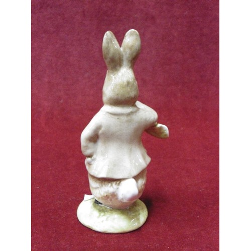 4 - ROYAL ALBERT BEATRIX POTTER BENJAMIN ATE A LETTUCE LEAF FIGURINE