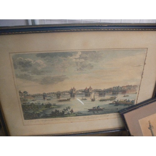 508 - BEAUTIFUL LONDON PRINTS. APPROX 20 X FRAMED/GLAZED VINTAGE PRINTS OF LONDON SCENES. [COLLECTED BY M.... 