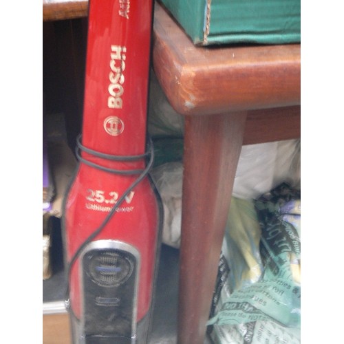 554 - BOSCH ATHLET CORDLESS VACUUM WITH CHARGER