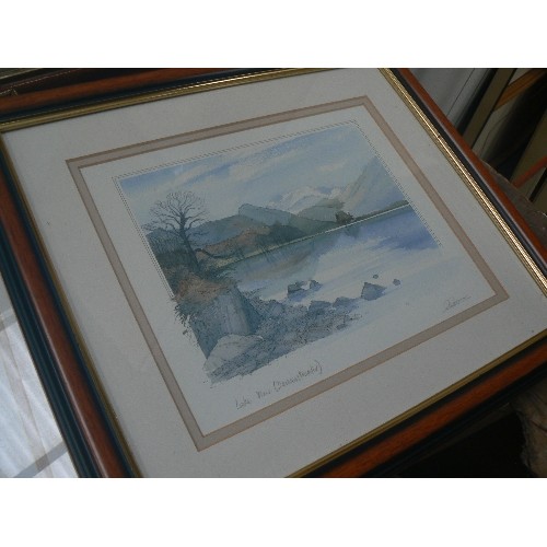 595 - QUANTITY OF FRAMED AND GLAZED PRINTS