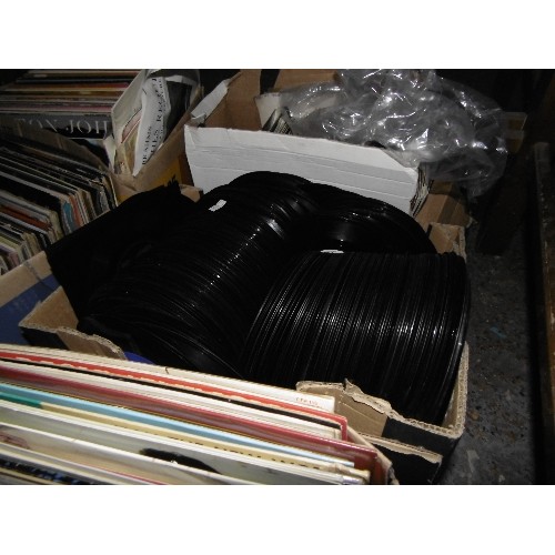 333 - LARGE QUANTITY OF 45'S & LP RECORDS. INC HERMANS HERMITS, JOHNNY MATHIS ETC.