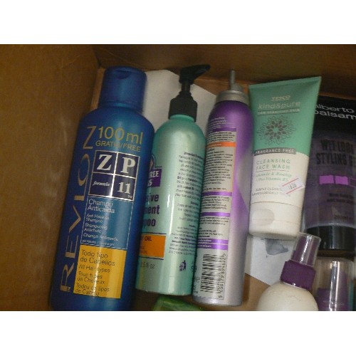 437 - BATHROOM CABINET ITEMS, INC ANTI HAIRLOSS SHAMPOO, CLEANSING FACEWASH, STYLING GEL, HAIR VOLUME SPRA... 