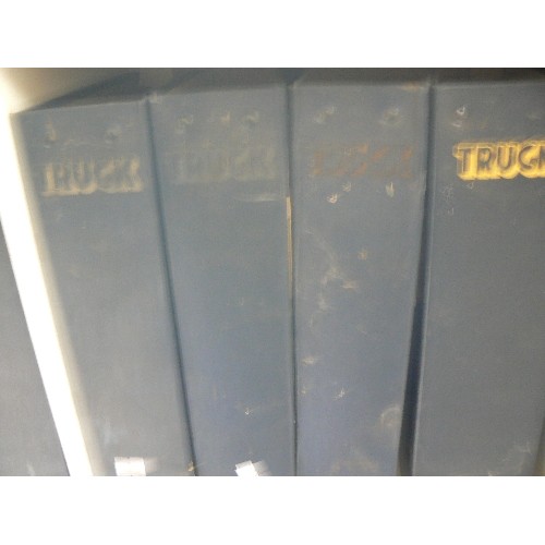 488 - 5 X 'FULL TO BURSTING CUBES' OF TRUCKER INTEREST- INC 9 X LARGE BOUND 1970'S VOLUMES FULL OF TRUCK M... 