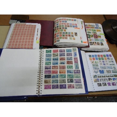 106 - FABULOUS STAMP COLLECTION, CONTAINED IN 7 X STAMP ALBUMS. A-Z OF ALL COUNTRIES.