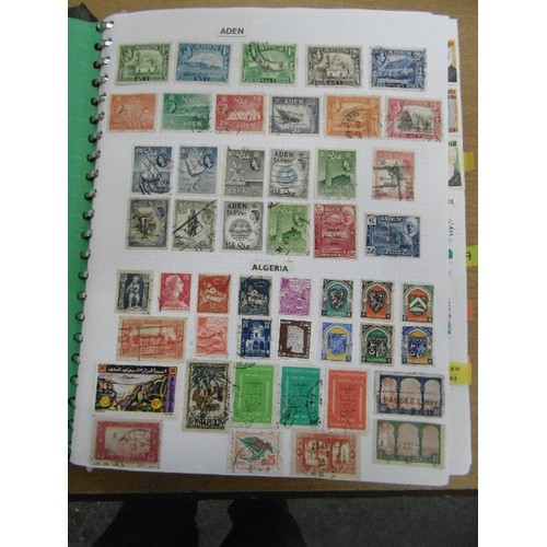 106 - FABULOUS STAMP COLLECTION, CONTAINED IN 7 X STAMP ALBUMS. A-Z OF ALL COUNTRIES.