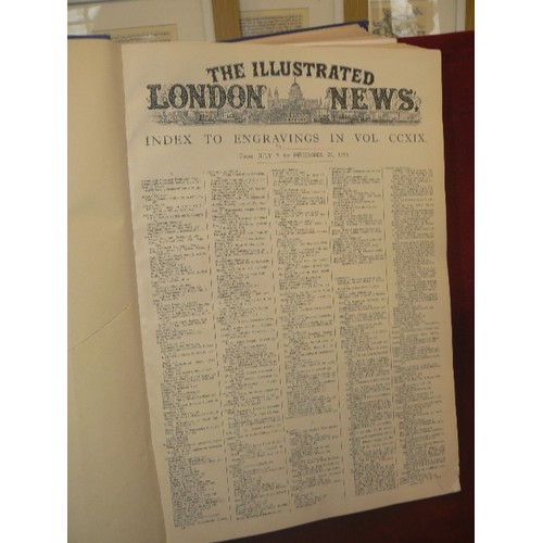 258 - ILLUSTRATED LONDON NEWS 1951. JULY -DECEMBER. VERY LARGE BOUND VOLUME.