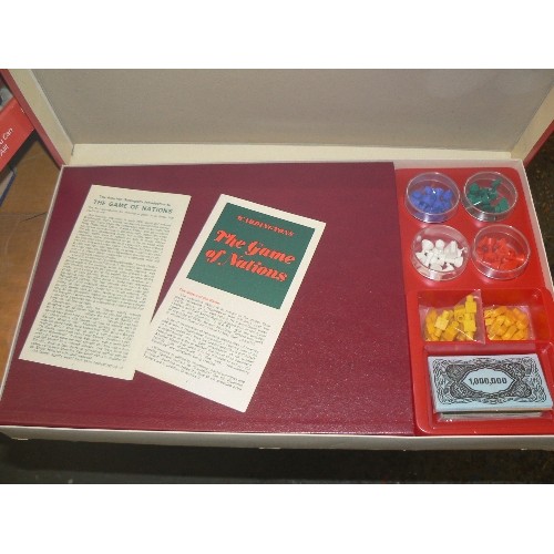 259 - VINTAGE BOARD GAMES, INC WADDINGTON'S AIR CHARTER, GAME OF NATIONS, GO FOR IT!, CLUEDO, & MICKY MAUS... 