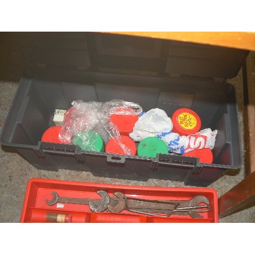 270 - MODERN TOOLBOX WITH CONTENTS. MULTIPLE TRAY LAYERS.