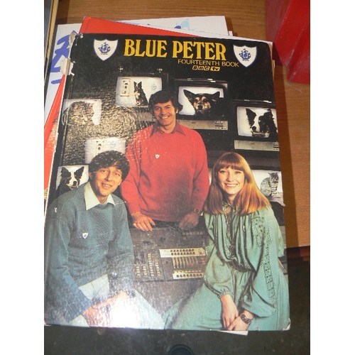 274 - BBC BLUE-PETER 1970'S BOOKS X 13. INC THE 'MAKE, COOK & LOOK BOOK'