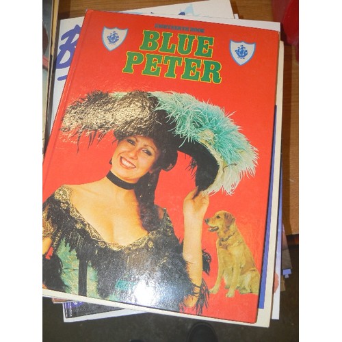 274 - BBC BLUE-PETER 1970'S BOOKS X 13. INC THE 'MAKE, COOK & LOOK BOOK'