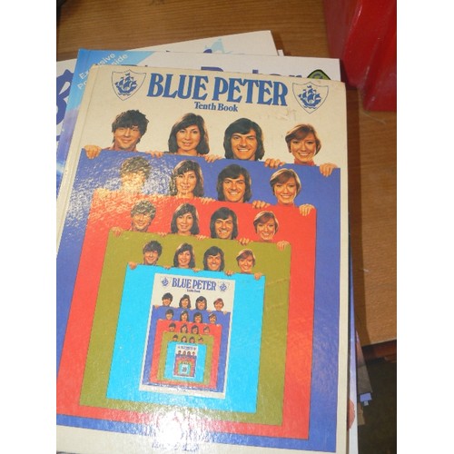 274 - BBC BLUE-PETER 1970'S BOOKS X 13. INC THE 'MAKE, COOK & LOOK BOOK'