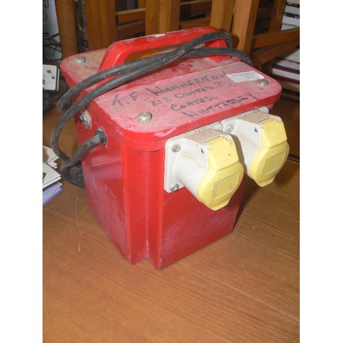 275 - 110 VOLT TRANSFORMER.