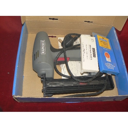 277 - RAPESCO 181EL, HEAVY-DUTY NAILER. WITH BOX AND INSTRUCTIONS.