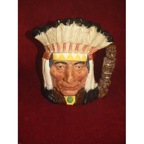 287 - ROYAL DOULTON TOBY JUG 'NORTH AMERICAN INDIAN' D6611