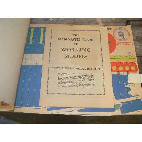 300 - 'THE MAMMOTH BOOK OF WORKING MODELS' SPECIAL 7-MODEL EDITION. INC VERTICAL STEAM ENGINE, CAR OF THE ... 