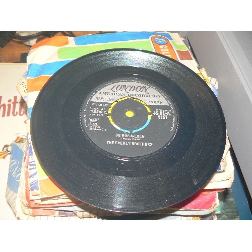 305 - VINTAGE LP'S INC CHITTY CHITTY BANG BANG, NAT KING COLE 20 GREATEST, JOHNNY MATHIS ETC, ALSO 45'S IN... 