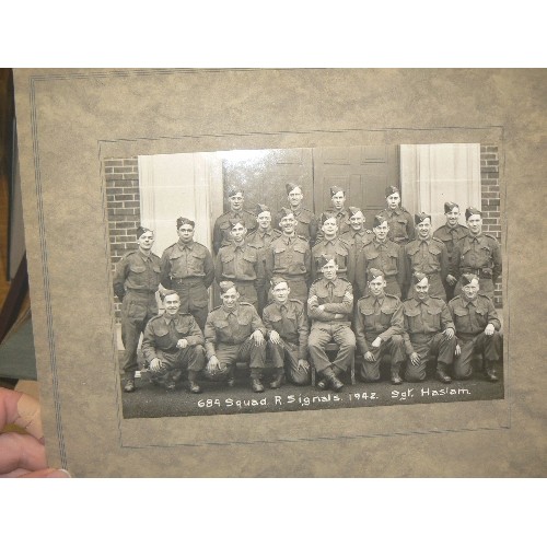 322 - LARGE BOX OF MIXED EPHEMERA. SEPIA MILITARY PHOTOGRAPHS 'BALUCHISTAN AQUATIC CHAMPIONSHIP 1935, 684 ... 