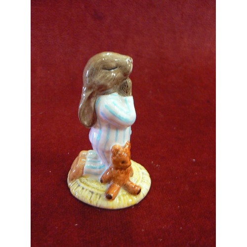 4 - ROYAL DOULTON BEDTIME BUNNYKINS FIGURE