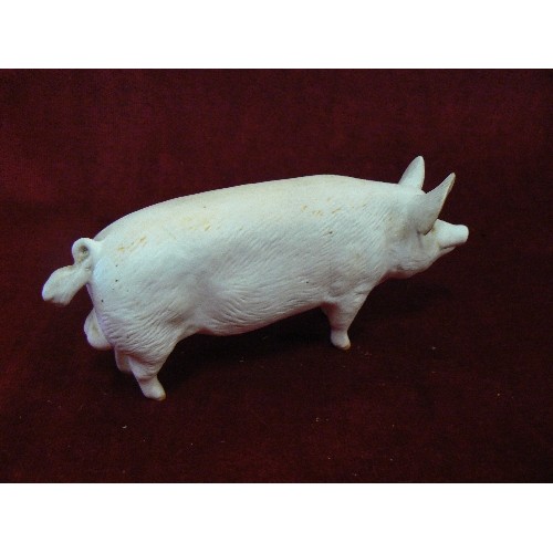 5 - BESWICK MATT PAINTED BOAR