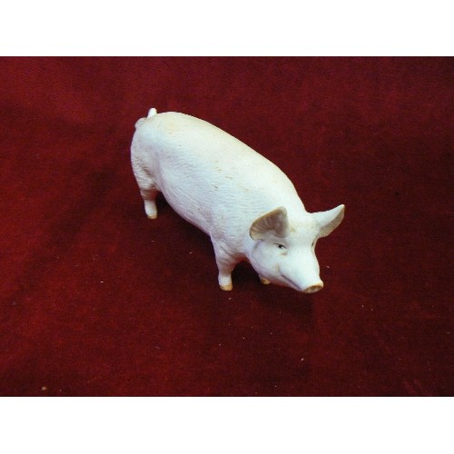 5 - BESWICK MATT PAINTED BOAR