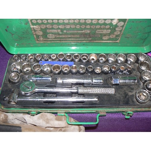 152A - DRAPER GREEN LINE 40 PIECE AF/MM SOCKET SET